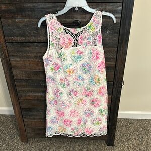 Lilly Pulitzer Floral Lace Dress